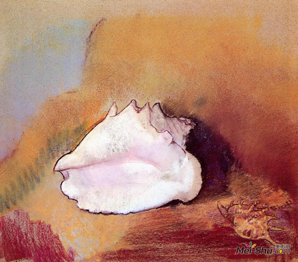 奥迪隆·雷东(Odilon Redon)高清作品《海贝》