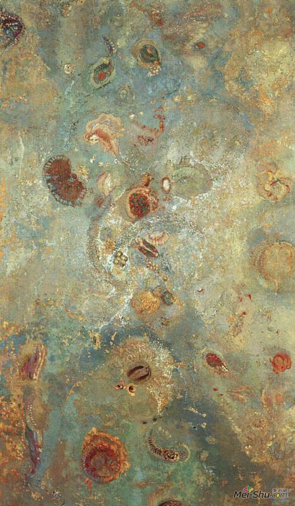 奥迪隆·雷东(Odilon Redon)高清作品《水下视觉》