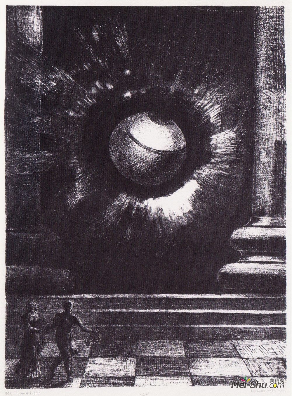 奥迪隆·雷东(Odilon Redon)高清作品《视觉》