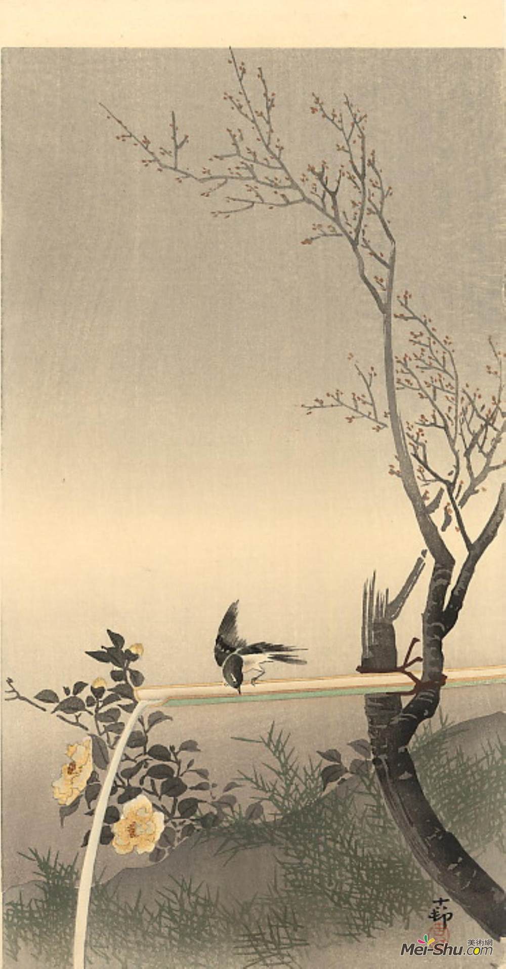 小原古邨(Ohara Koson)高清作品《石匠》