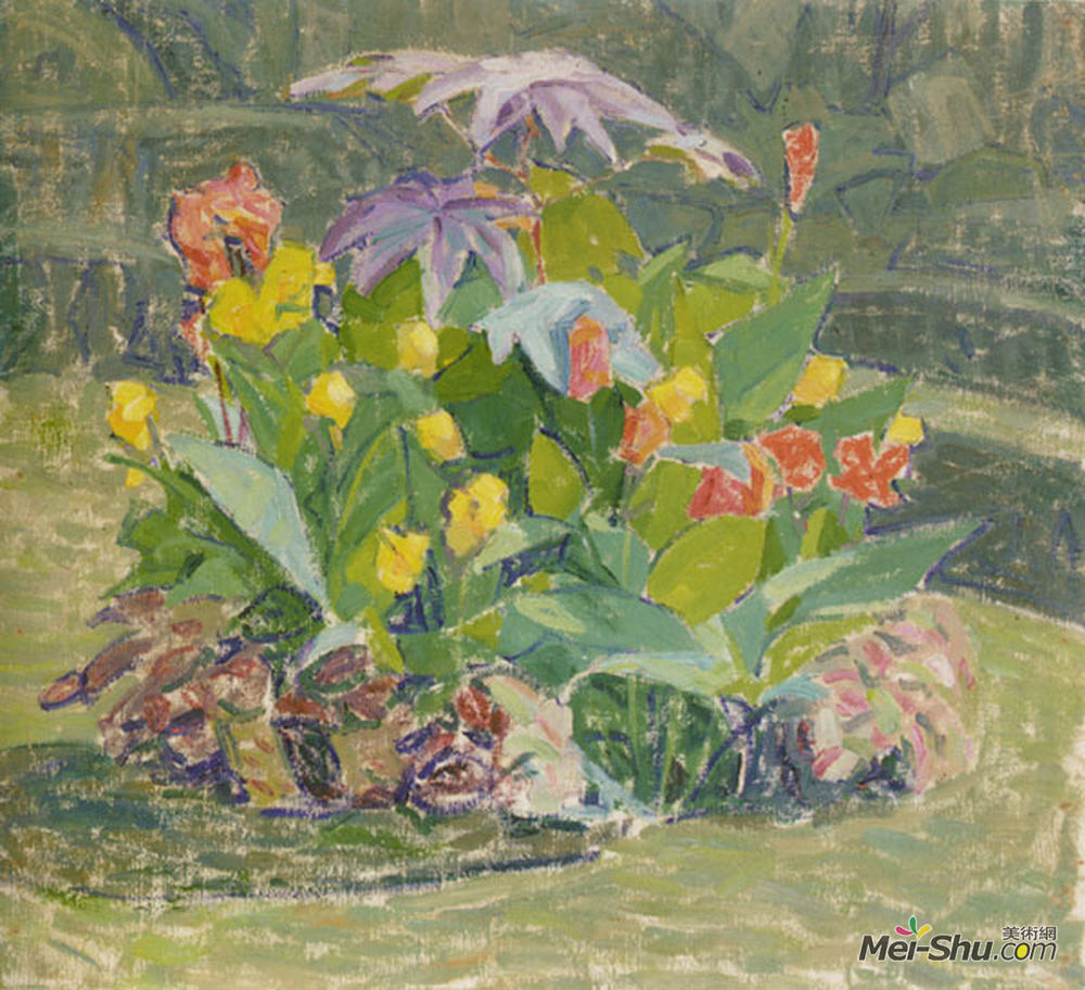 博格马佐夫(Oleksandr Bogomazov)高清作品《花》