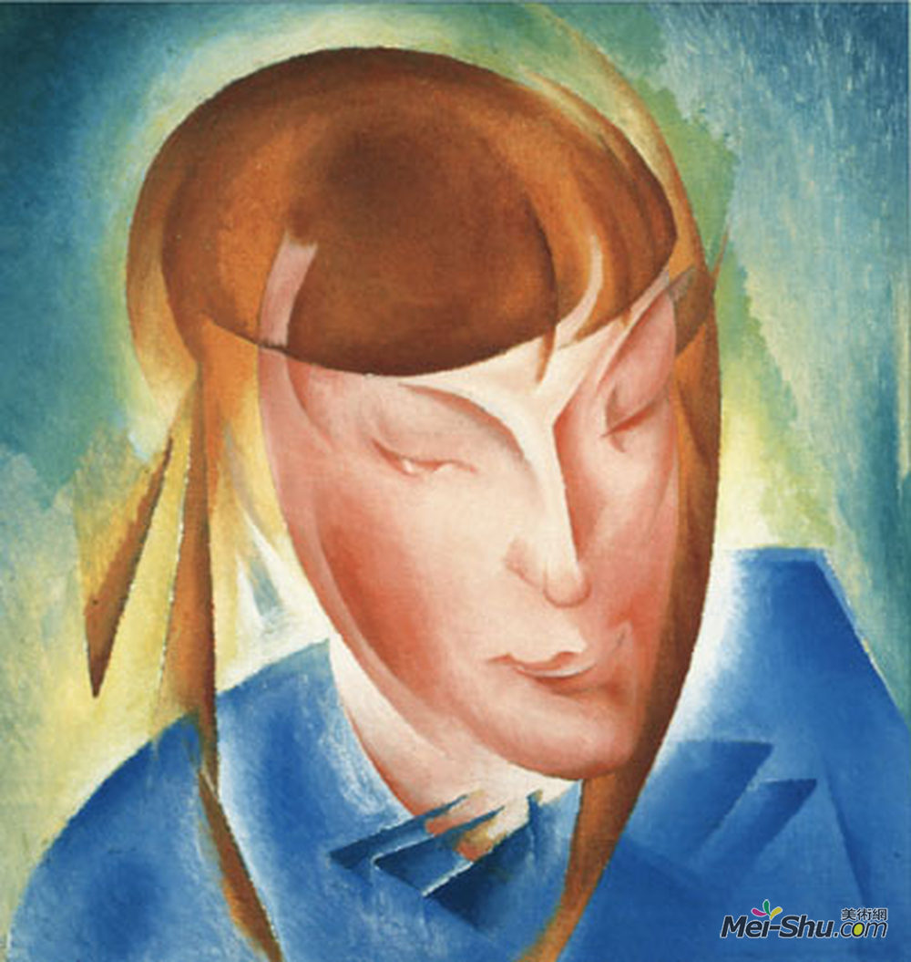 博格马佐夫(Oleksandr Bogomazov)高清作品《女儿肖像》