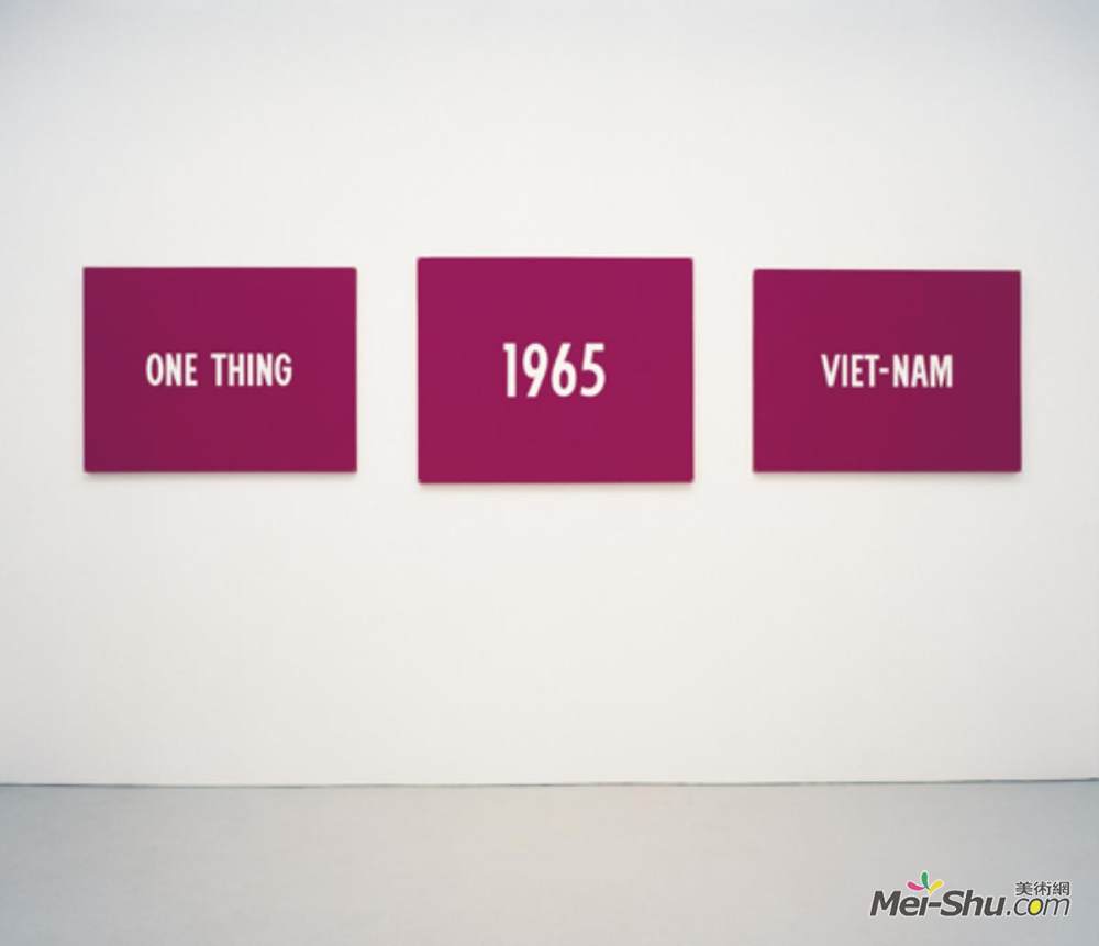河原温(On Kawara)高清作品:One Thing, 1965, Viet-Nam_河原温作品_ 
