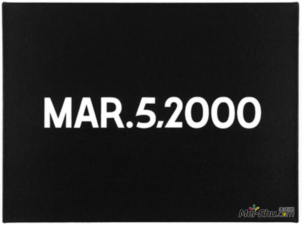 河原温(On Kawara)高清作品《2000年3月5日》