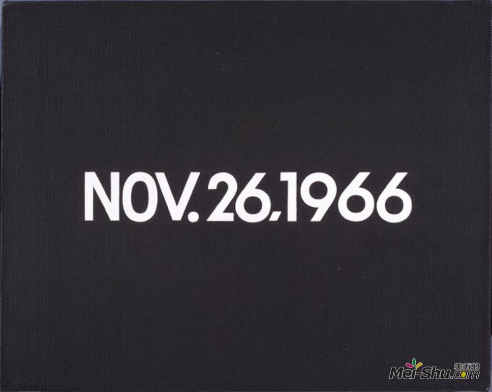 河原温(On Kawara)高清作品《11月26日1966（自今日系列，第217期）》