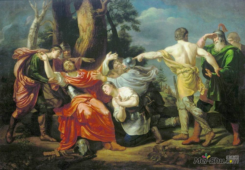 吉普林斯基(Orest Kiprensky)高清作品《Dmitry Donskoy after the Battle of Kulikovo》