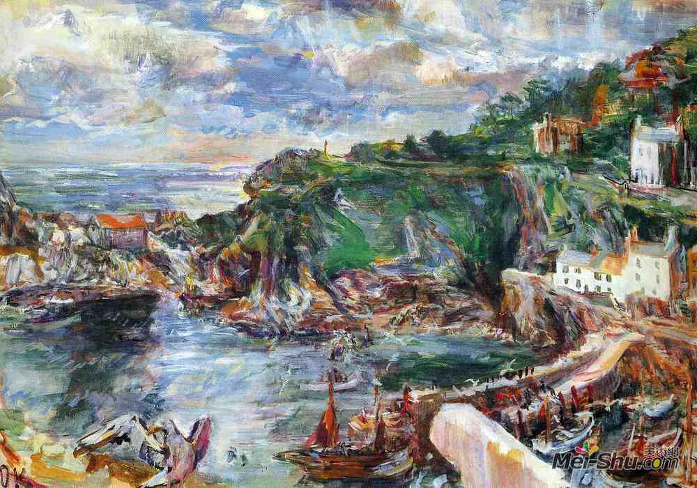 奥斯卡·科柯施卡(Oskar Kokoschka)高清作品《Polperro II》