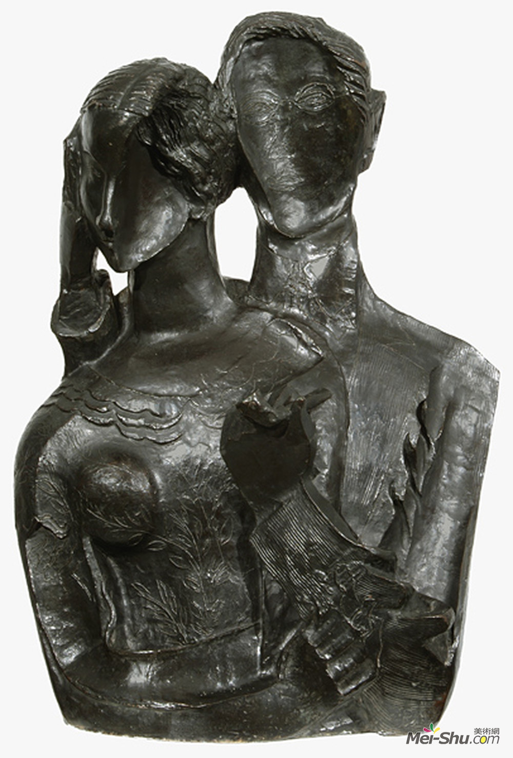 奥西普·扎德金(Ossip Zadkine)高清作品《奈尔双重肖像》