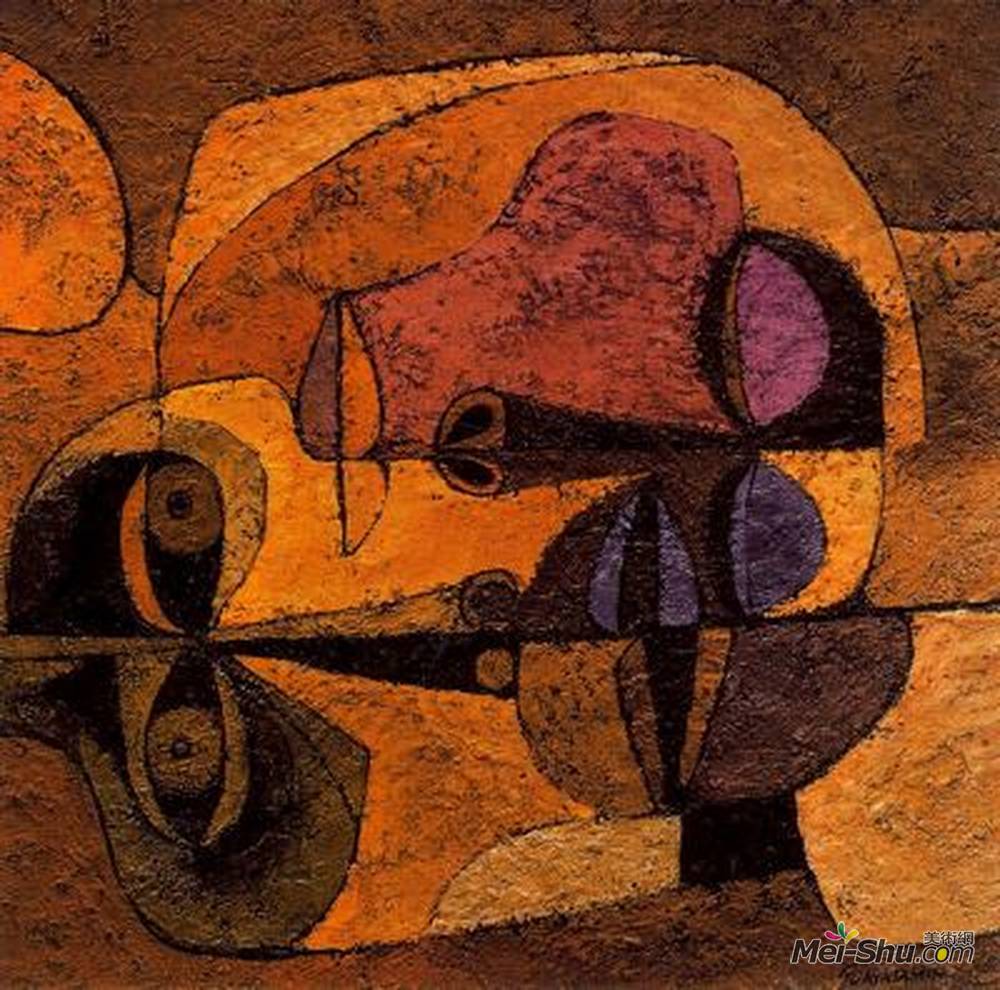 奥斯瓦尔多加亚沙明(Oswaldo Guayasamin)高清作品《多斯卡布泽斯》
