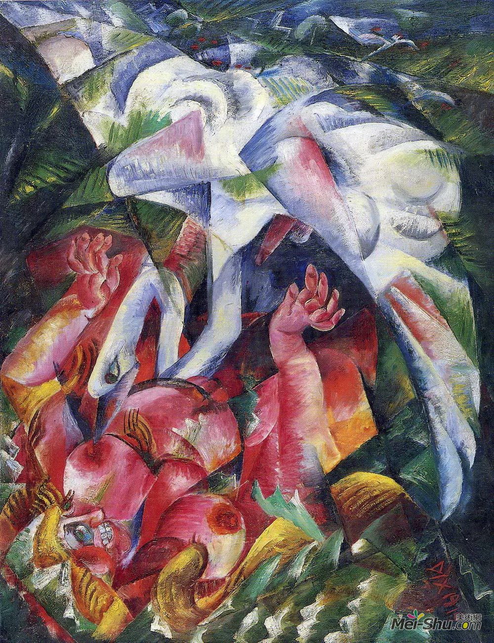 奥托·迪克斯(Otto Dix)高清作品《勒达》
