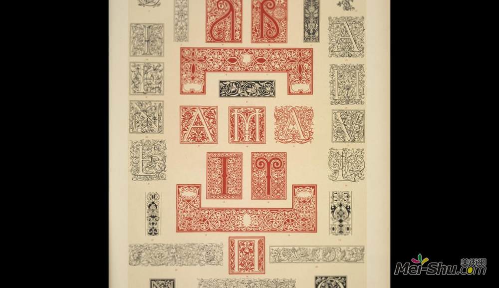 欧文·琼斯(Owen Jones)高清作品《意大利饰品5号印刷书籍装饰品》