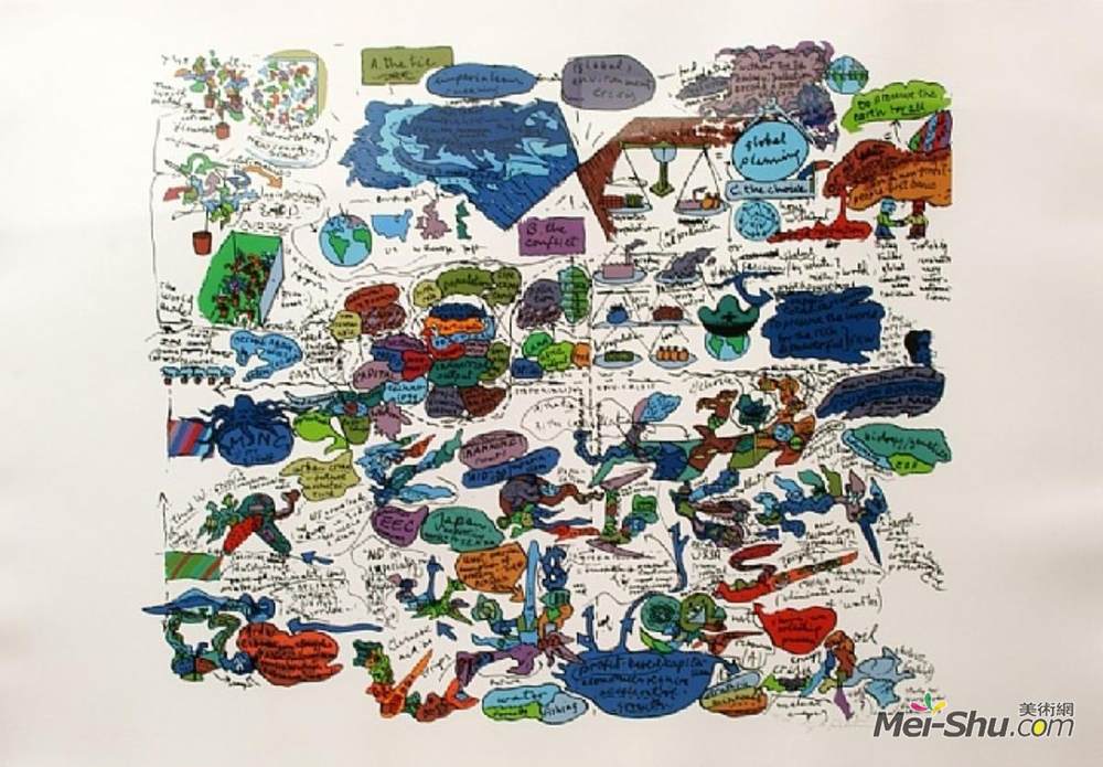 奥维因德法尔斯特罗姆(Oyvind Fahlstrom)高清作品《世界模型研究（花园）》