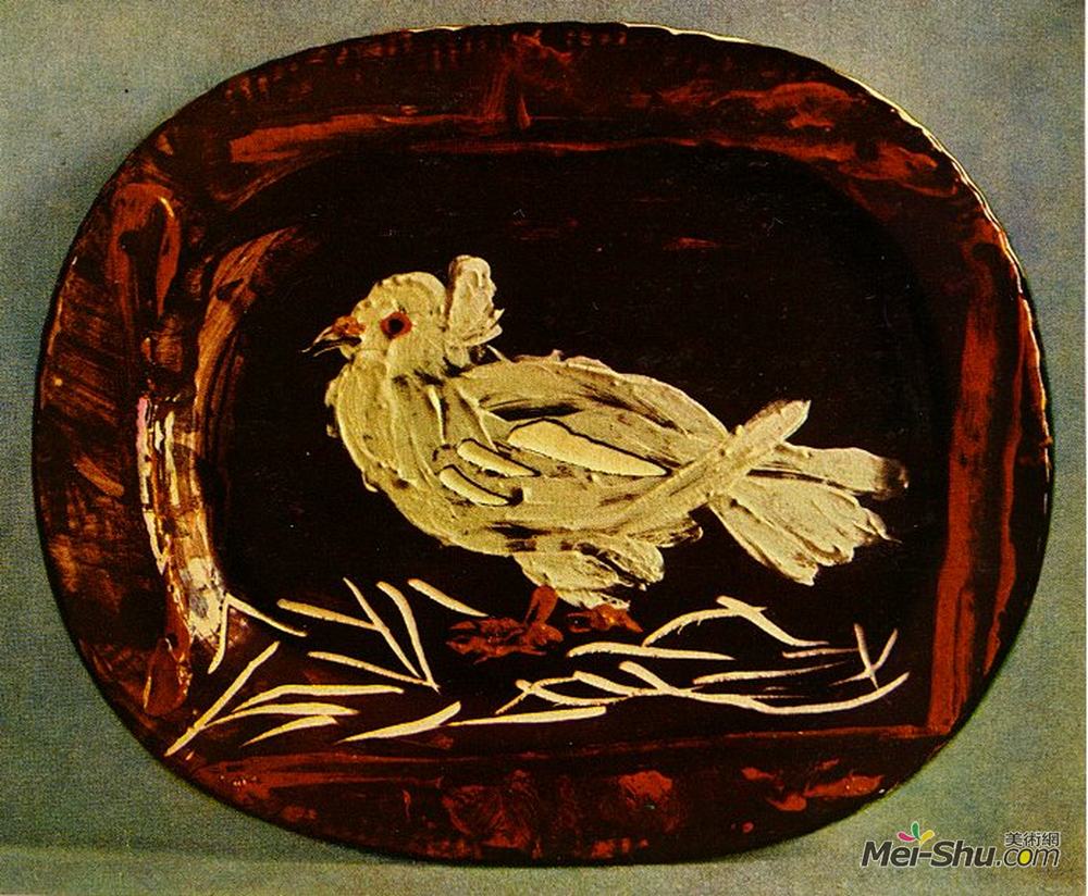 巴勃罗·毕加索(Pablo Picasso)高清作品《鸽子》