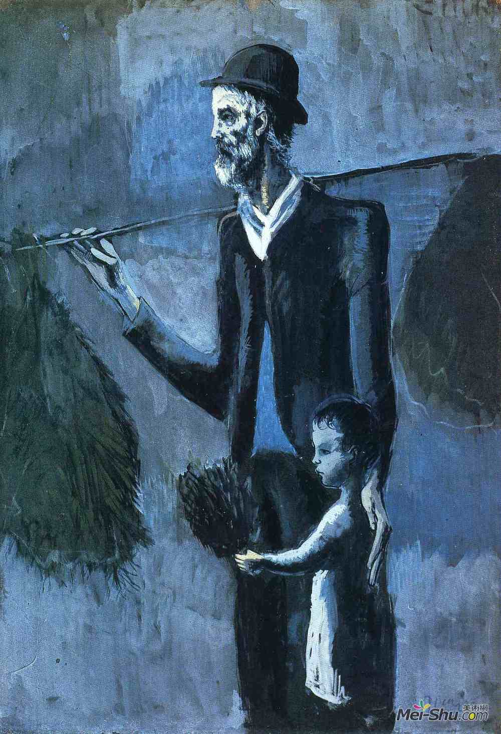 巴勃罗·毕加索(Pablo Picasso)高清作品《居尔卖家》