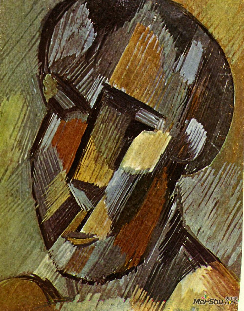 巴勃罗·毕加索(Pablo Picasso)高清作品《头》