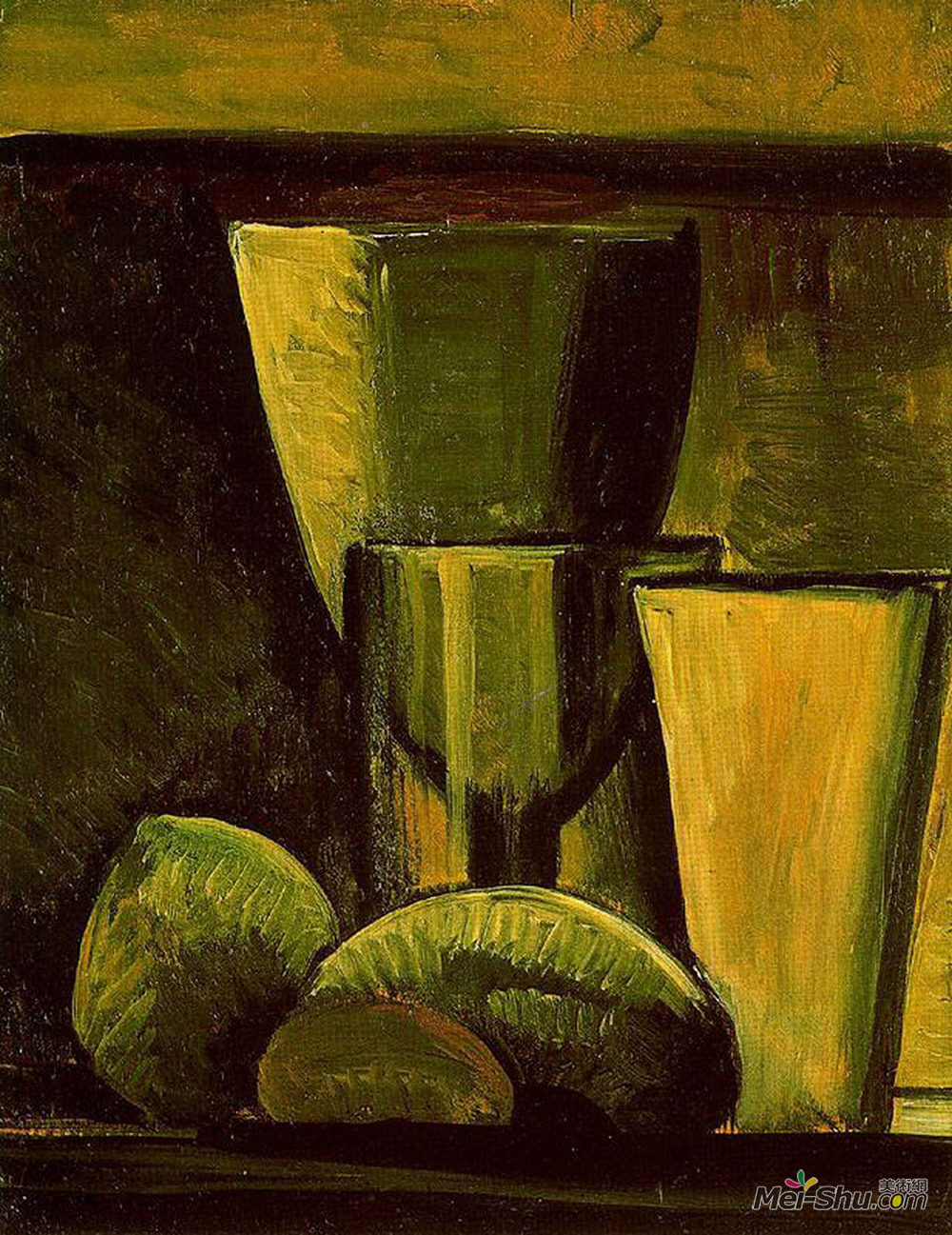 巴勃罗·毕加索(Pablo Picasso)高清作品《静物》