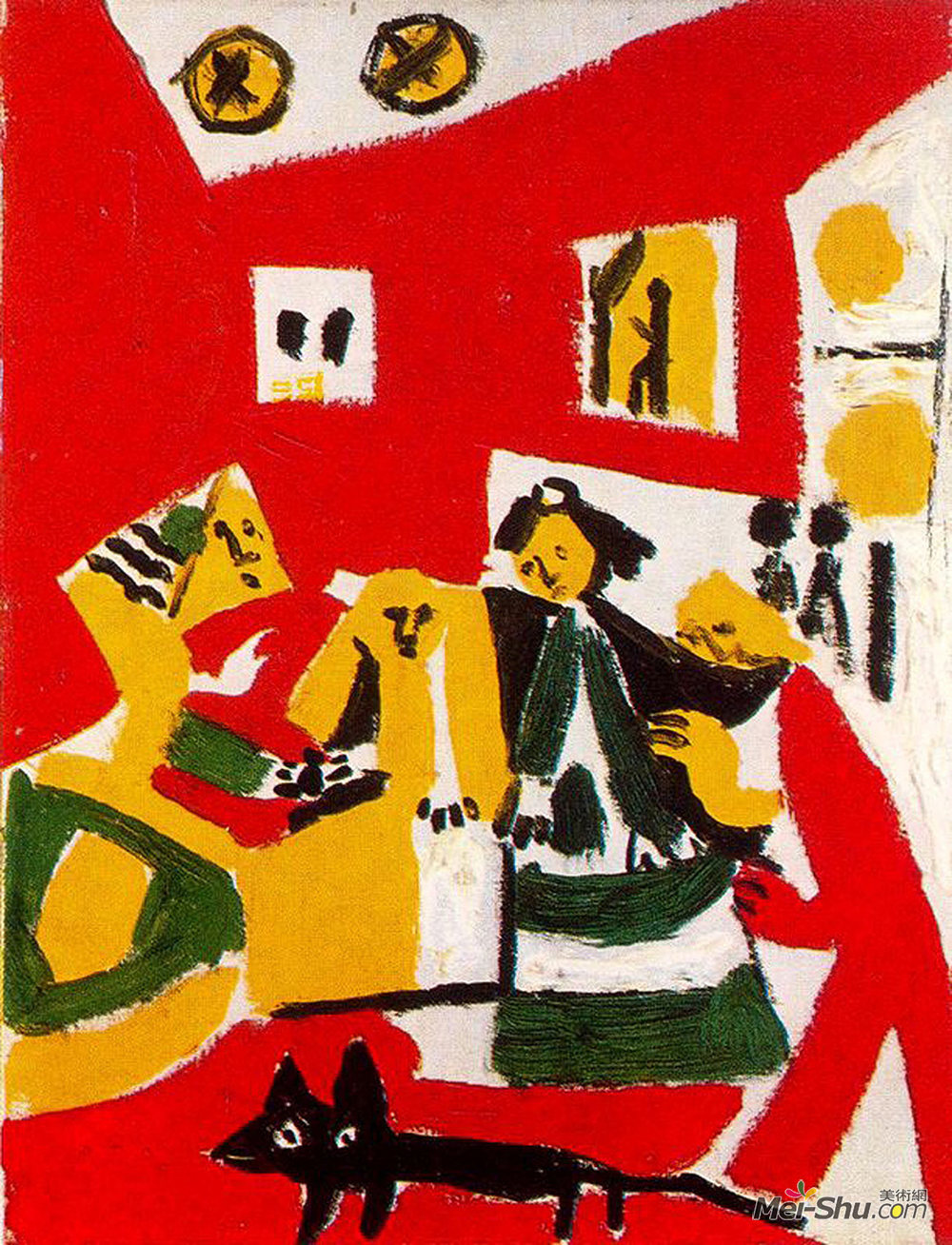 巴勃罗·毕加索(Pablo Picasso)高清作品《菜单》
