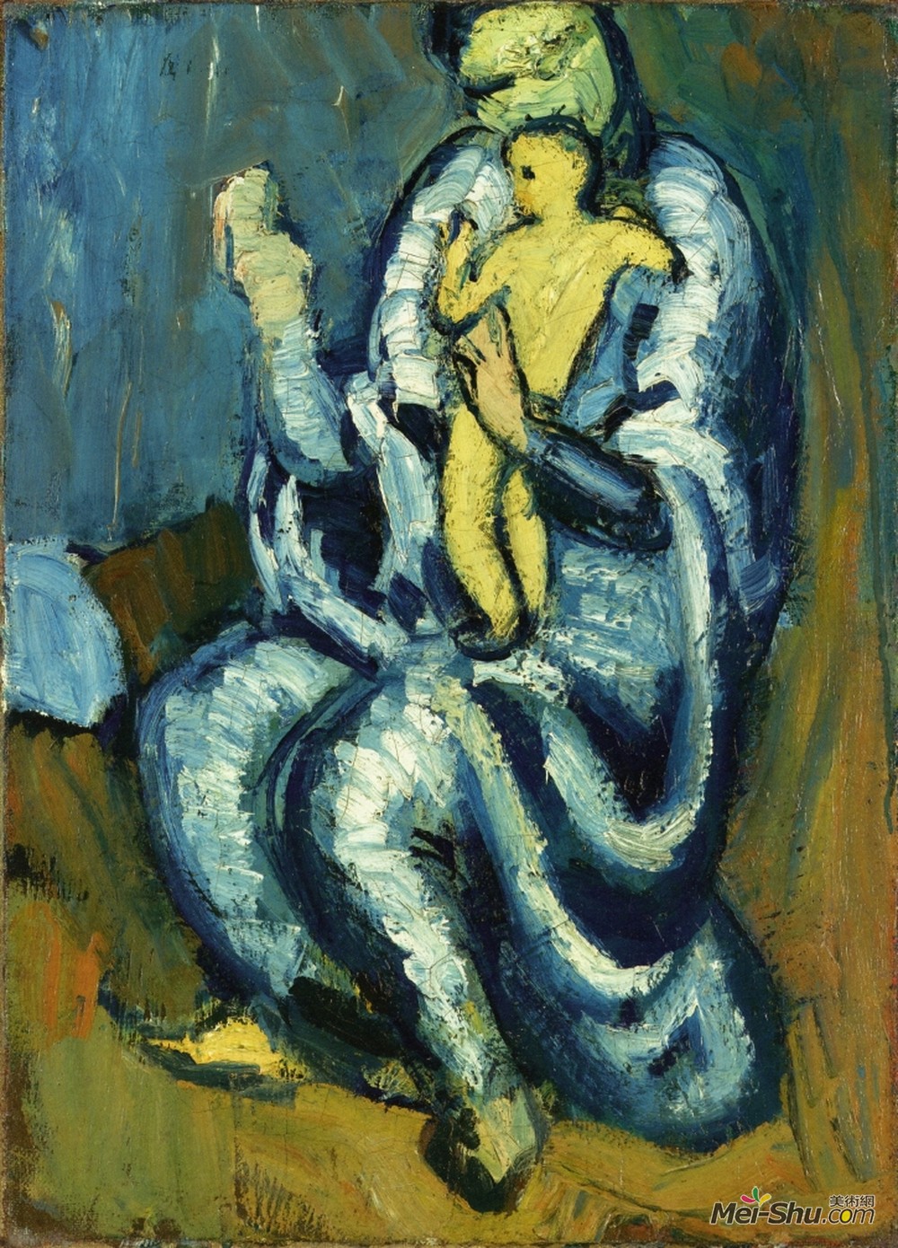 巴勃罗·毕加索(Pablo Picasso)高清作品《母性》