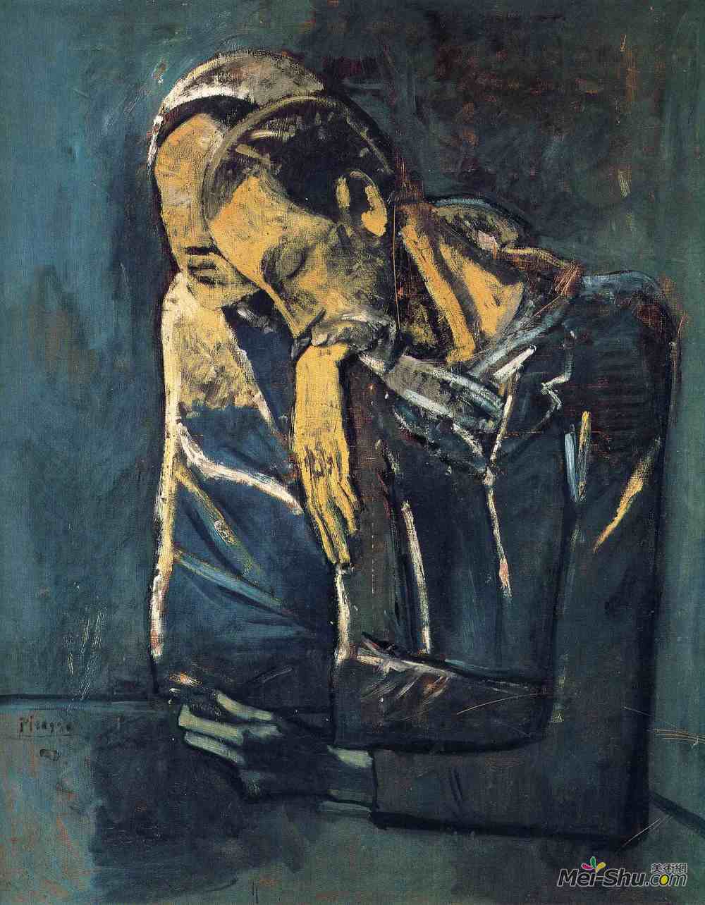 巴勃罗·毕加索(Pablo Picasso)高清作品《两位数》