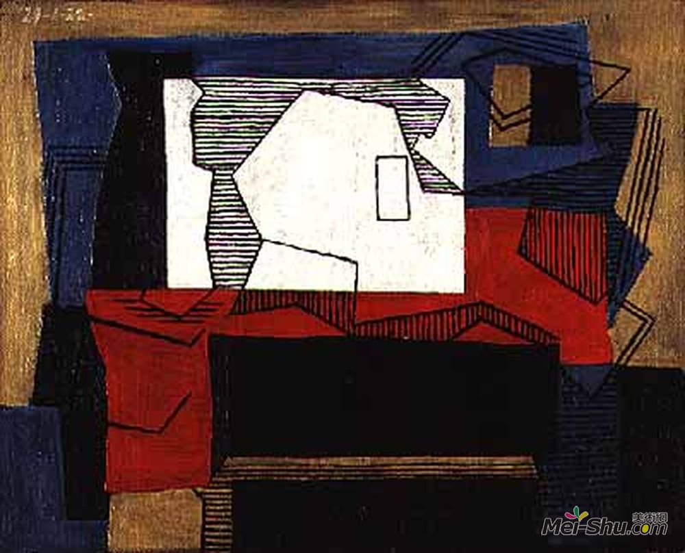 巴勃罗·毕加索(Pablo Picasso)高清作品《静物》