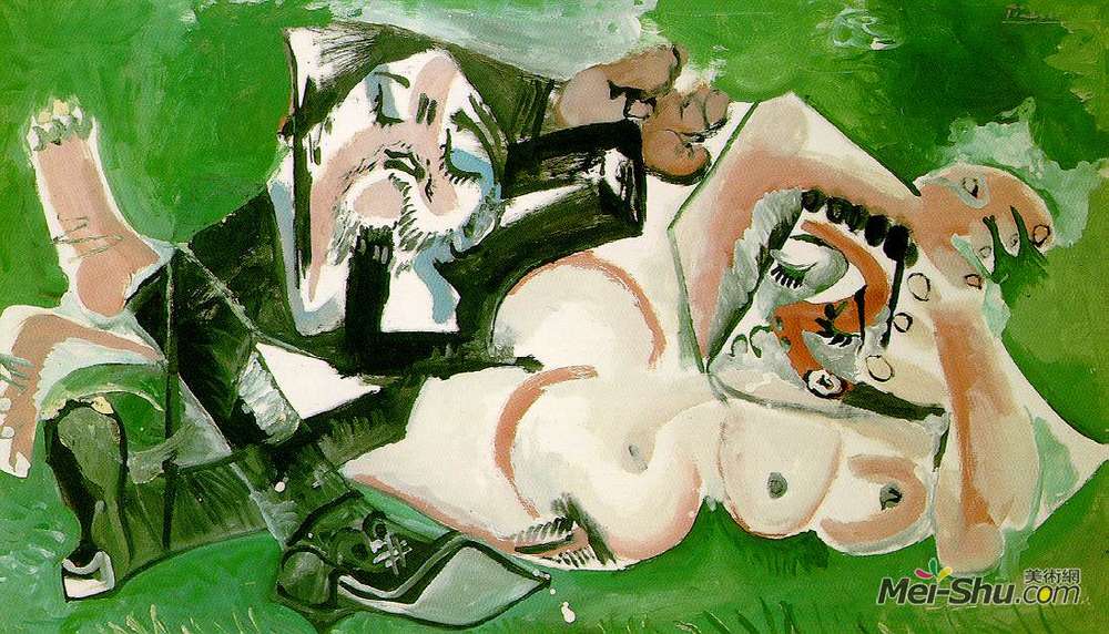 巴勃罗·毕加索(Pablo Picasso)高清作品《枕木》