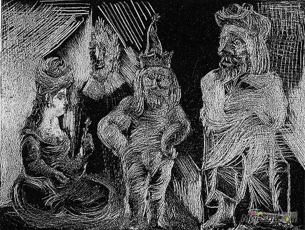巴勃罗·毕加索(Pablo Picasso)高清作品《无题》