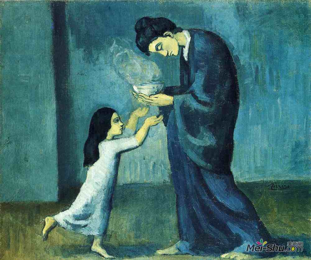 巴勃罗·毕加索(Pablo Picasso)高清作品《汤》