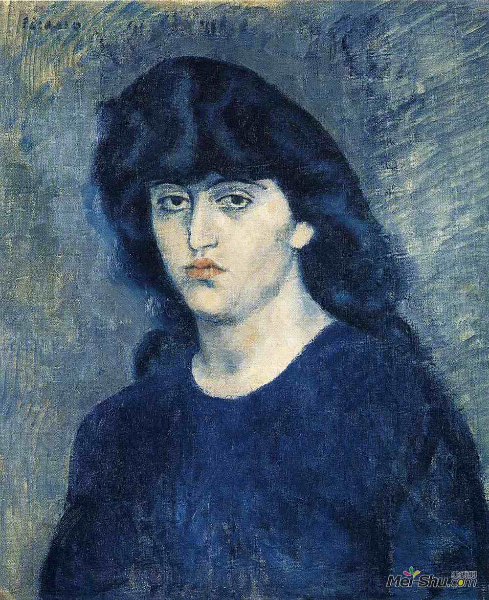 巴勃罗·毕加索(Pablo Picasso)高清作品《苏珊布洛克肖像》