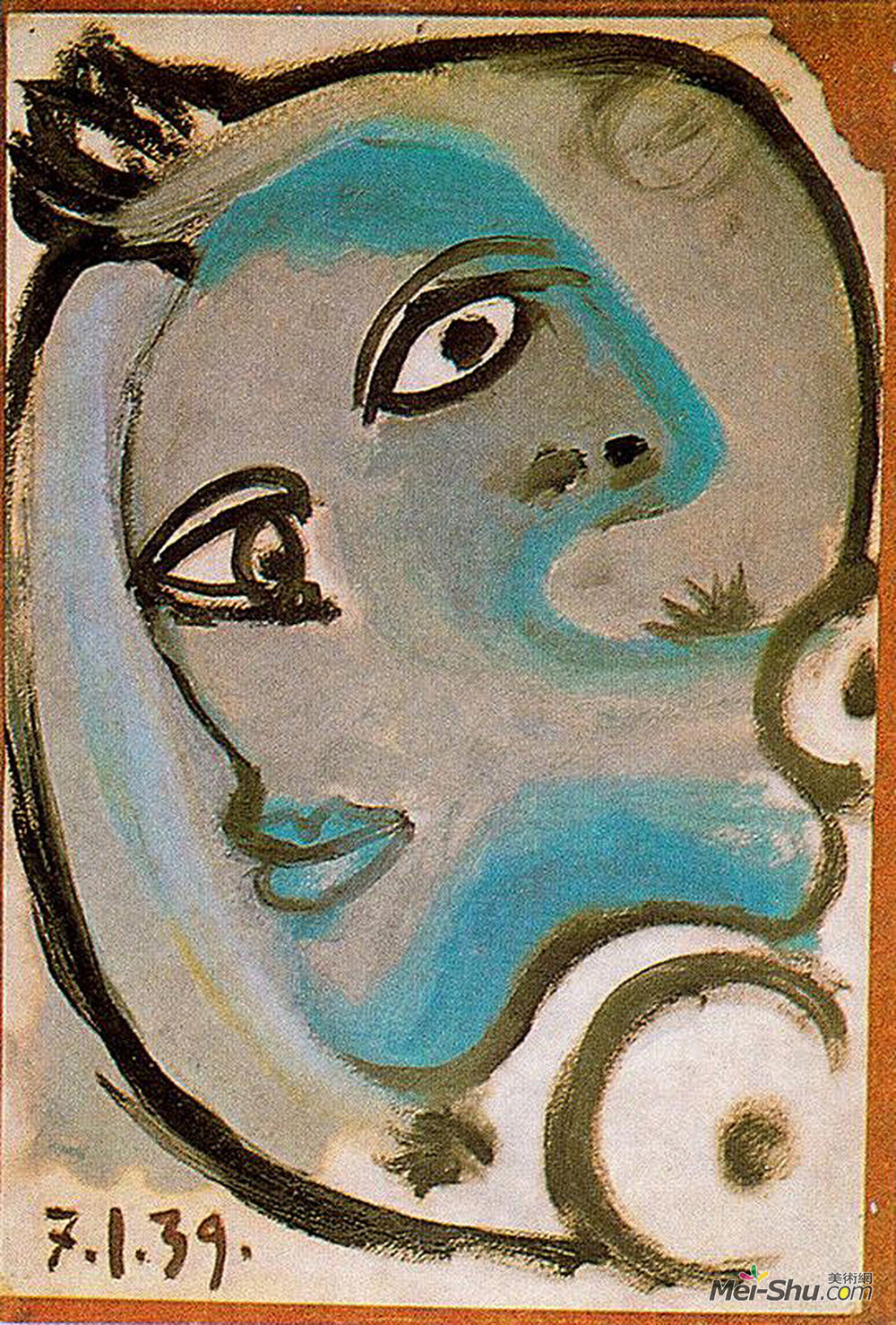 巴勃罗·毕加索(Pablo Picasso)高清作品《女首领》