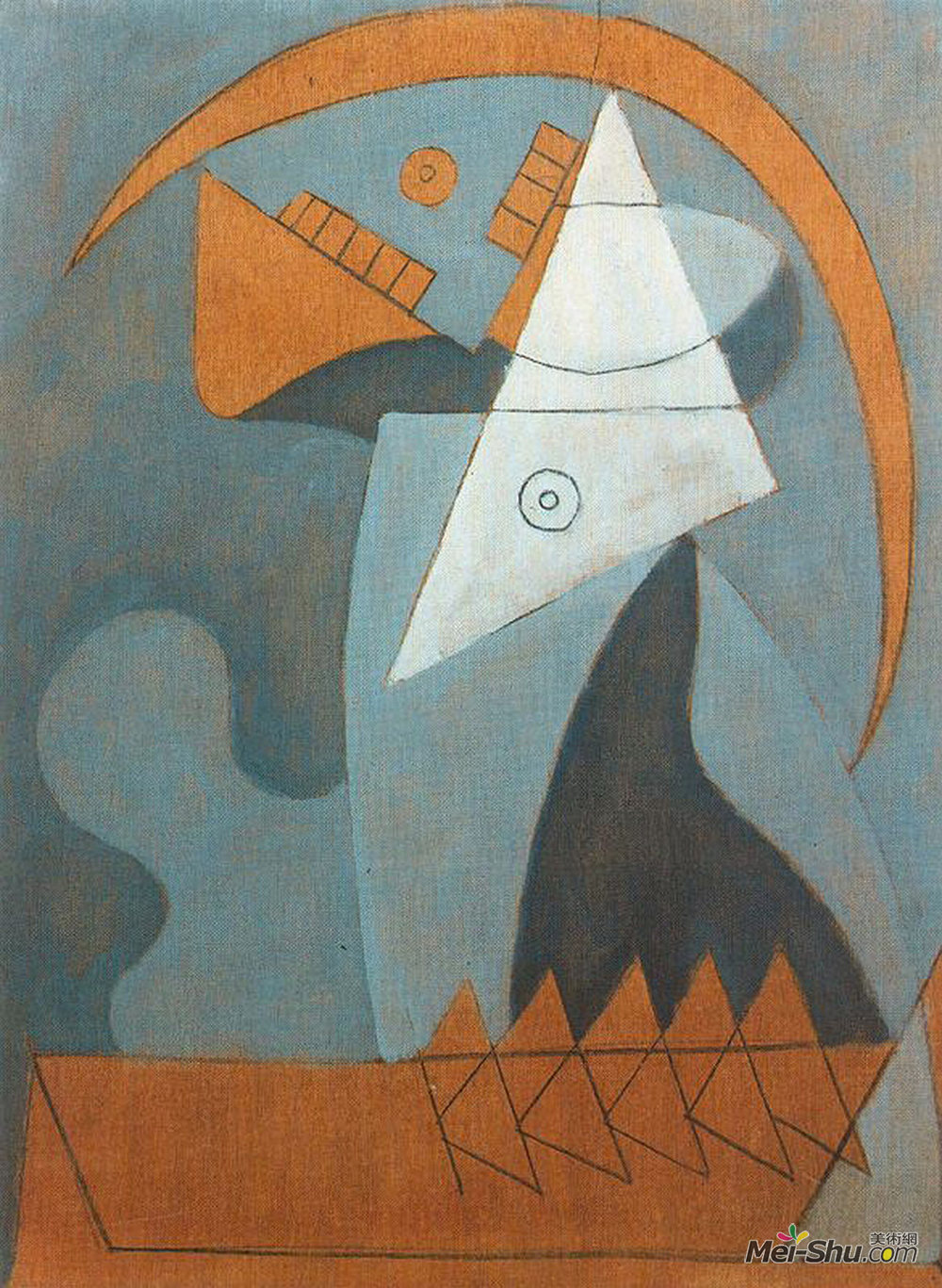 巴勃罗·毕加索(Pablo Picasso)高清作品《立柱》