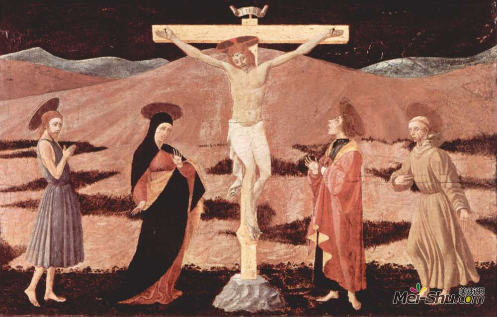 保罗·乌切洛(Paolo Uccello)高清作品《十字架上的基督》