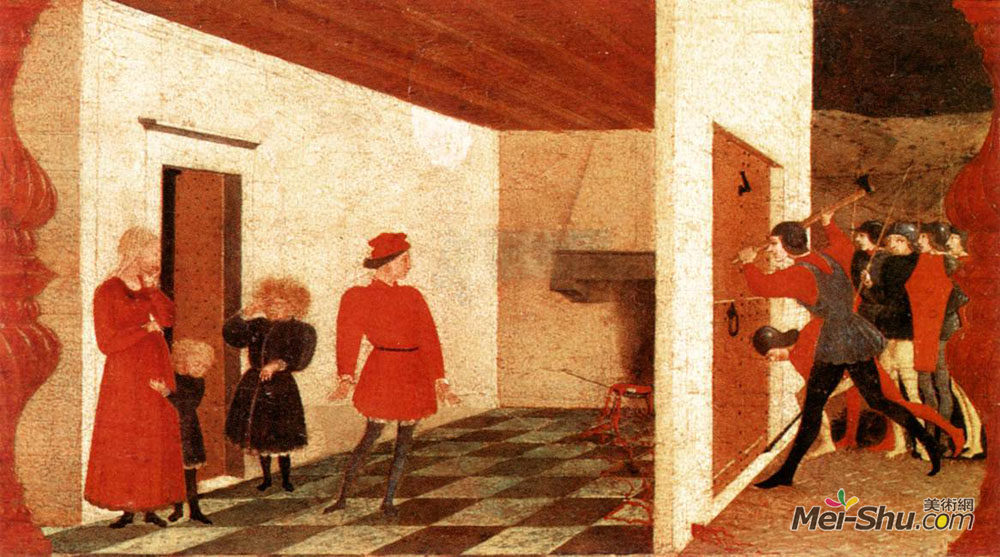 保罗·乌切洛(Paolo Uccello)高清作品《亵渎主人的奇迹》
