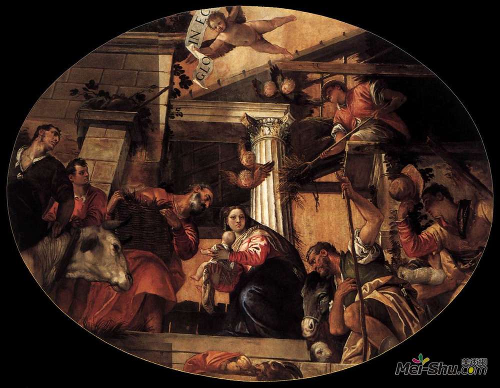 保罗·委罗内塞(Paolo Veronese)高清作品《牧羊人的朝拜》
