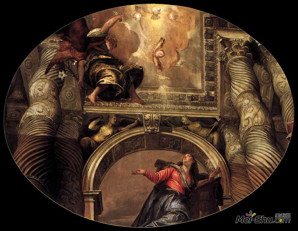 保罗·委罗内塞(Paolo Veronese)高清作品《报喜》
