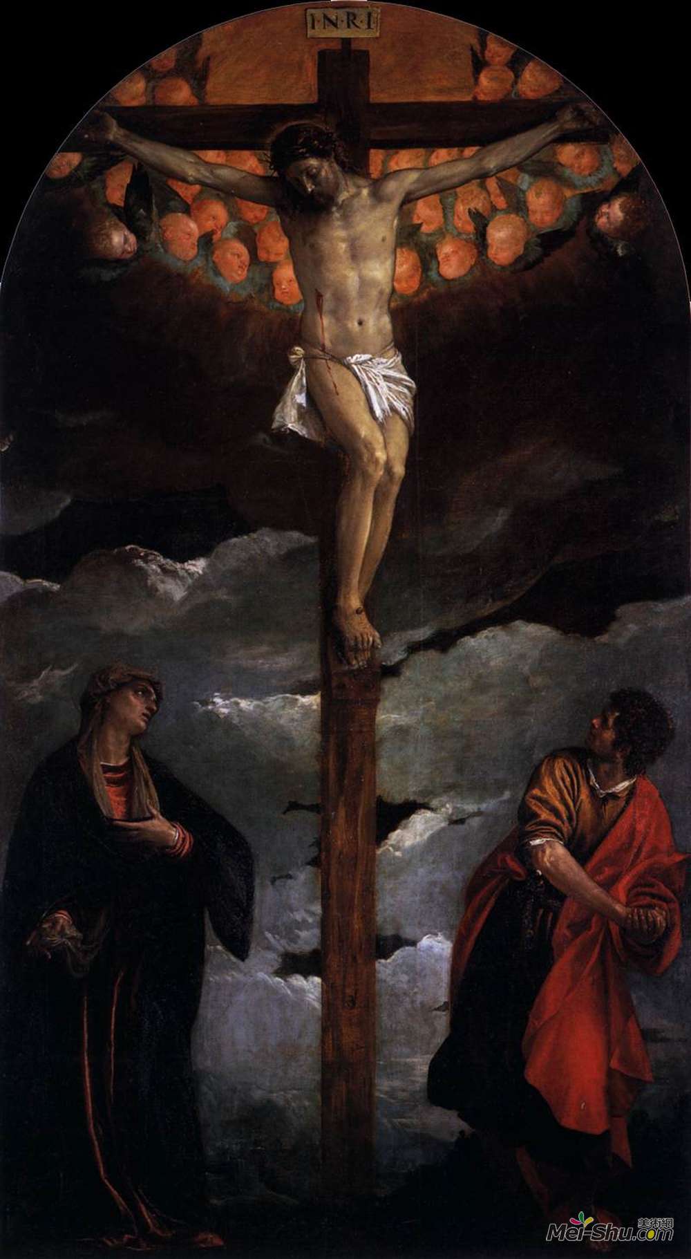 保罗·委罗内塞(Paolo Veronese)高清作品《被钉十字架》