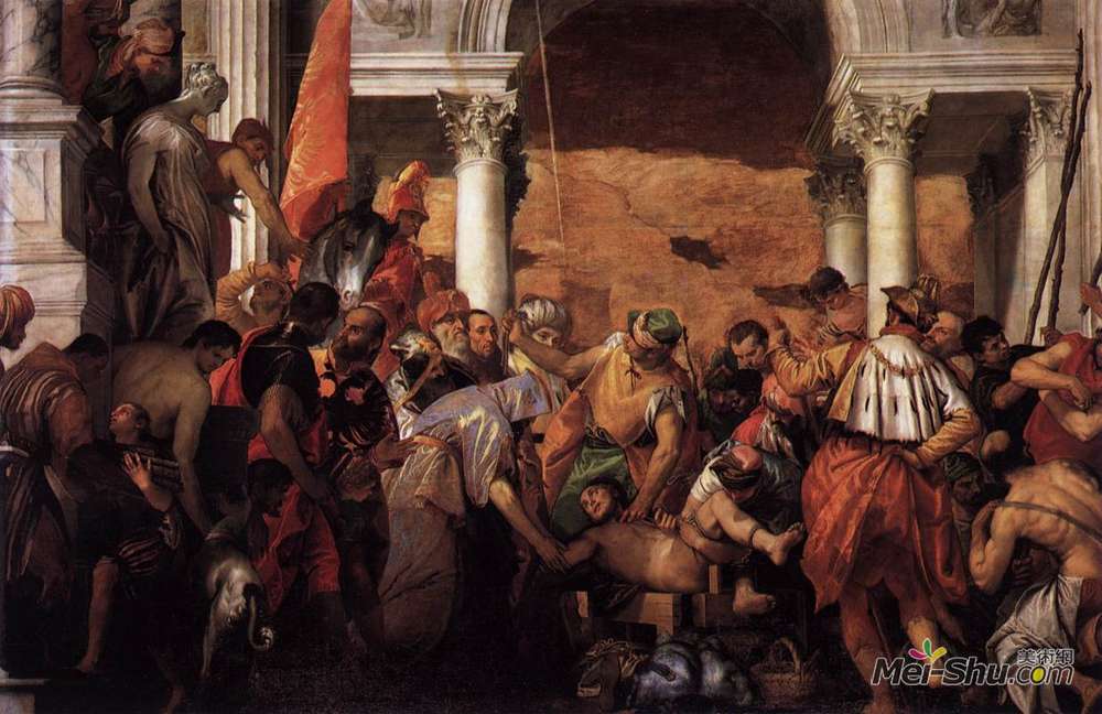 保罗·委罗内塞(Paolo Veronese)高清作品《塞巴斯蒂安殉道》