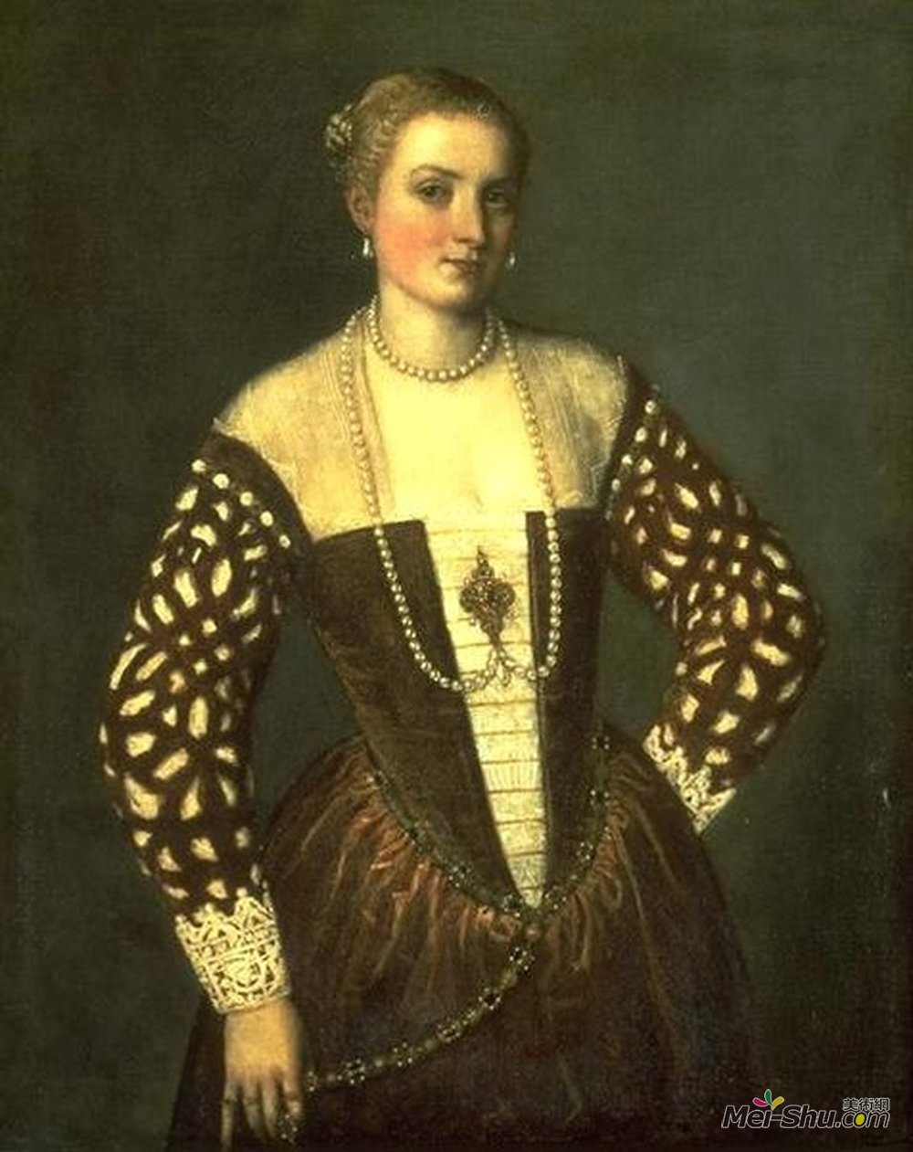 保罗·委罗内塞(Paolo Veronese)高清作品《淑女画像》