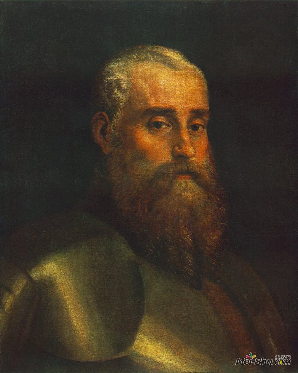 保罗·委罗内塞(Paolo Veronese)高清作品《Portrait of Agostino Barbarigo》
