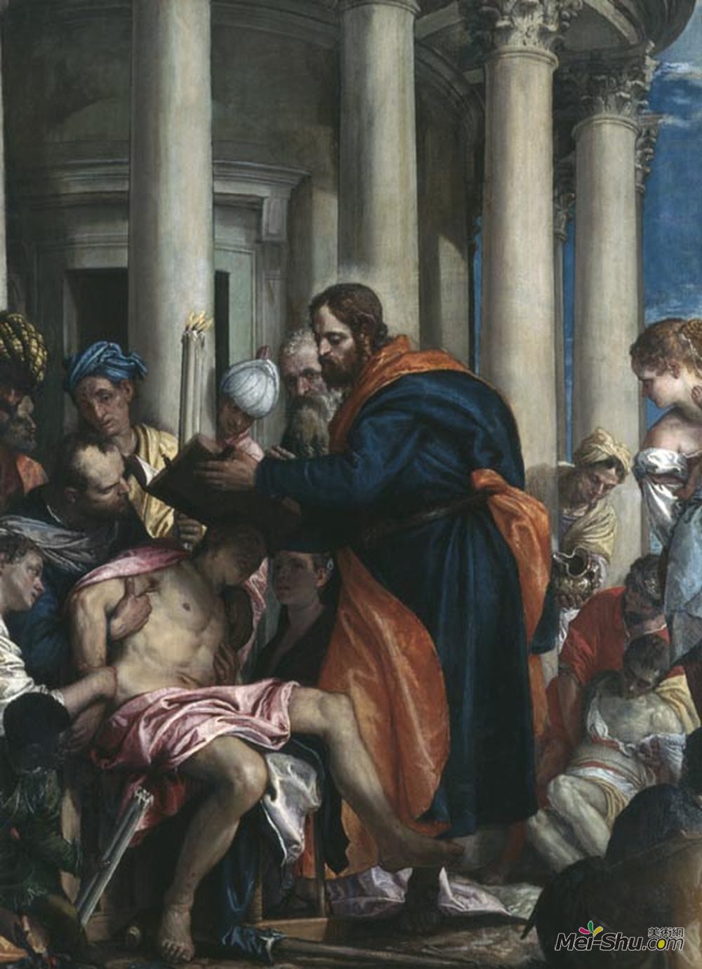 保罗·委罗内塞(Paolo Veronese)高清作品《圣巴拿巴治愈了病人》