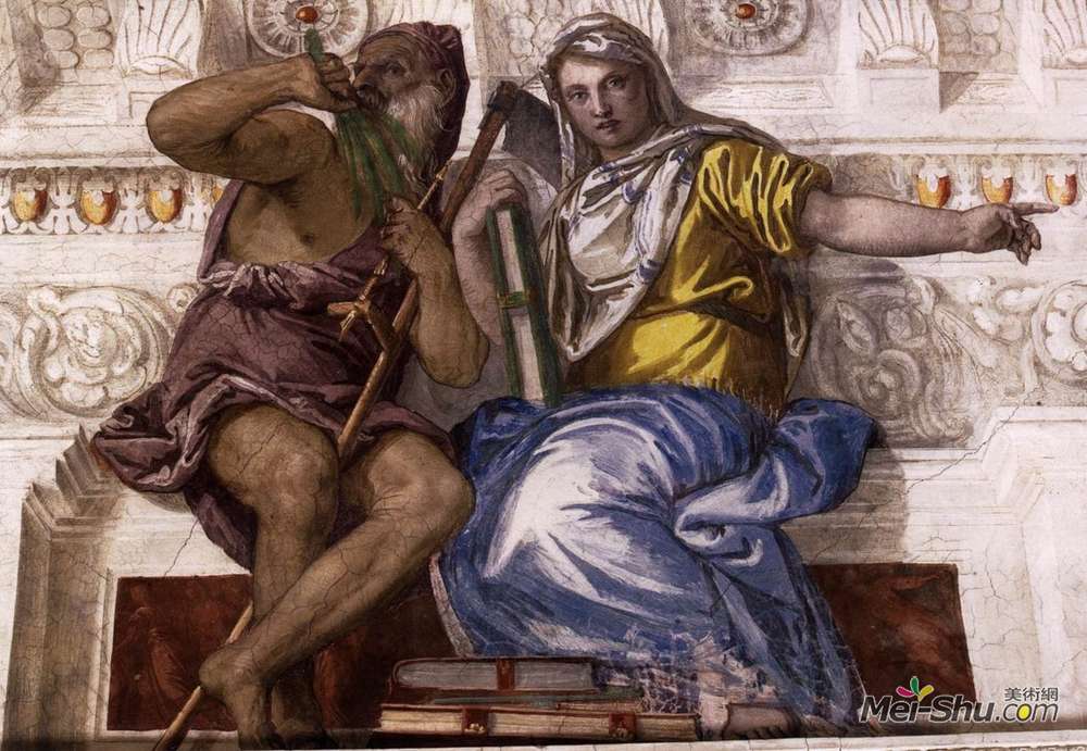 保罗·委罗内塞(Paolo Veronese)高清作品《土星（时间）和历史》