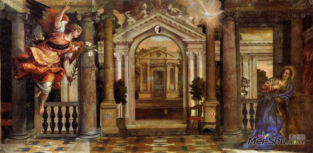 保罗·委罗内塞(Paolo Veronese)高清作品《报喜》