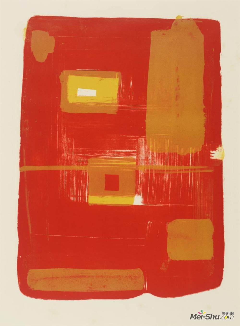 帕特里克·赫伦(Patrick Heron)高清作品《红黄影像》