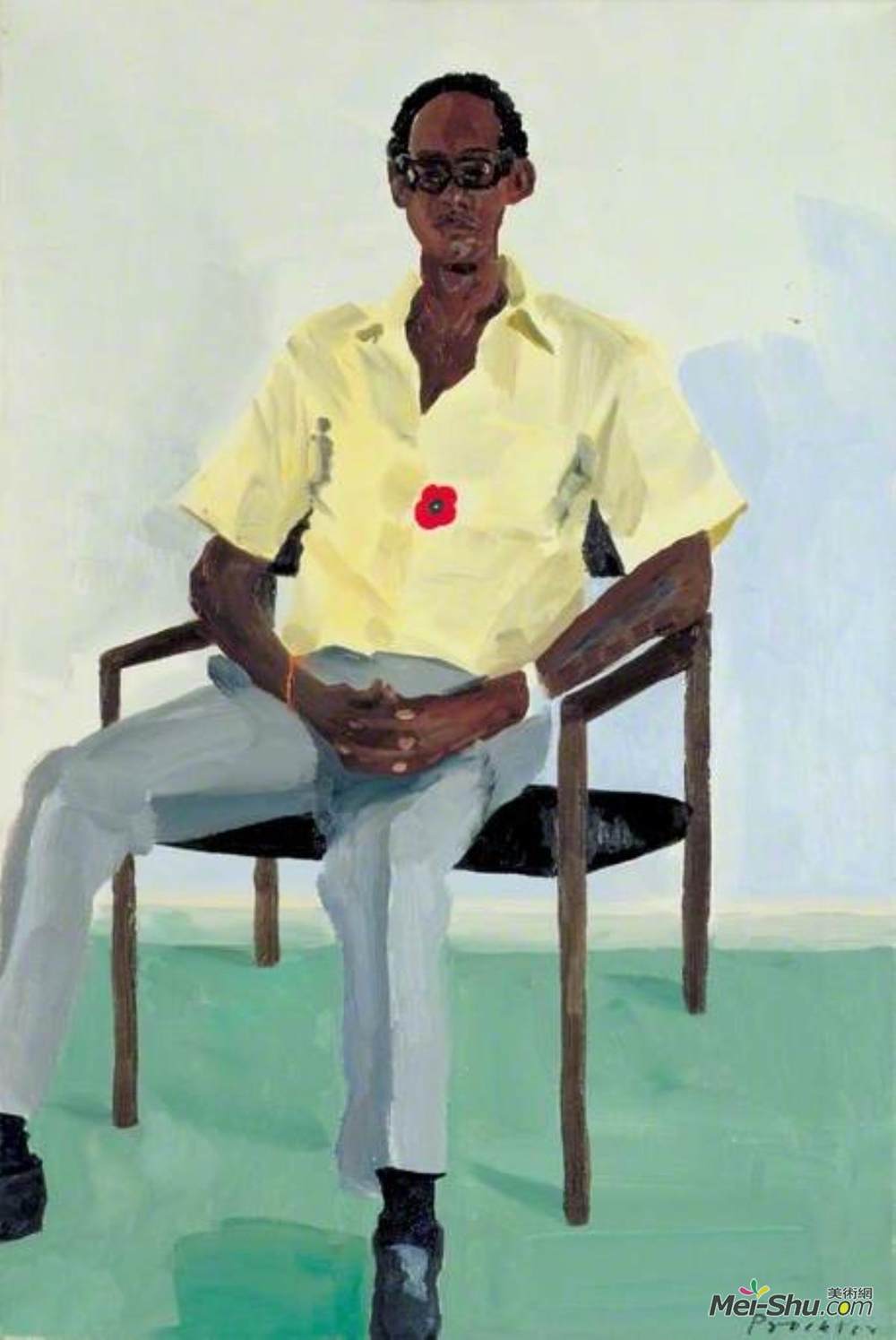 帕特里克·普罗克托(Patrick Procktor)高清作品《Edward Jones, Chief Clerk DOE, Belize》