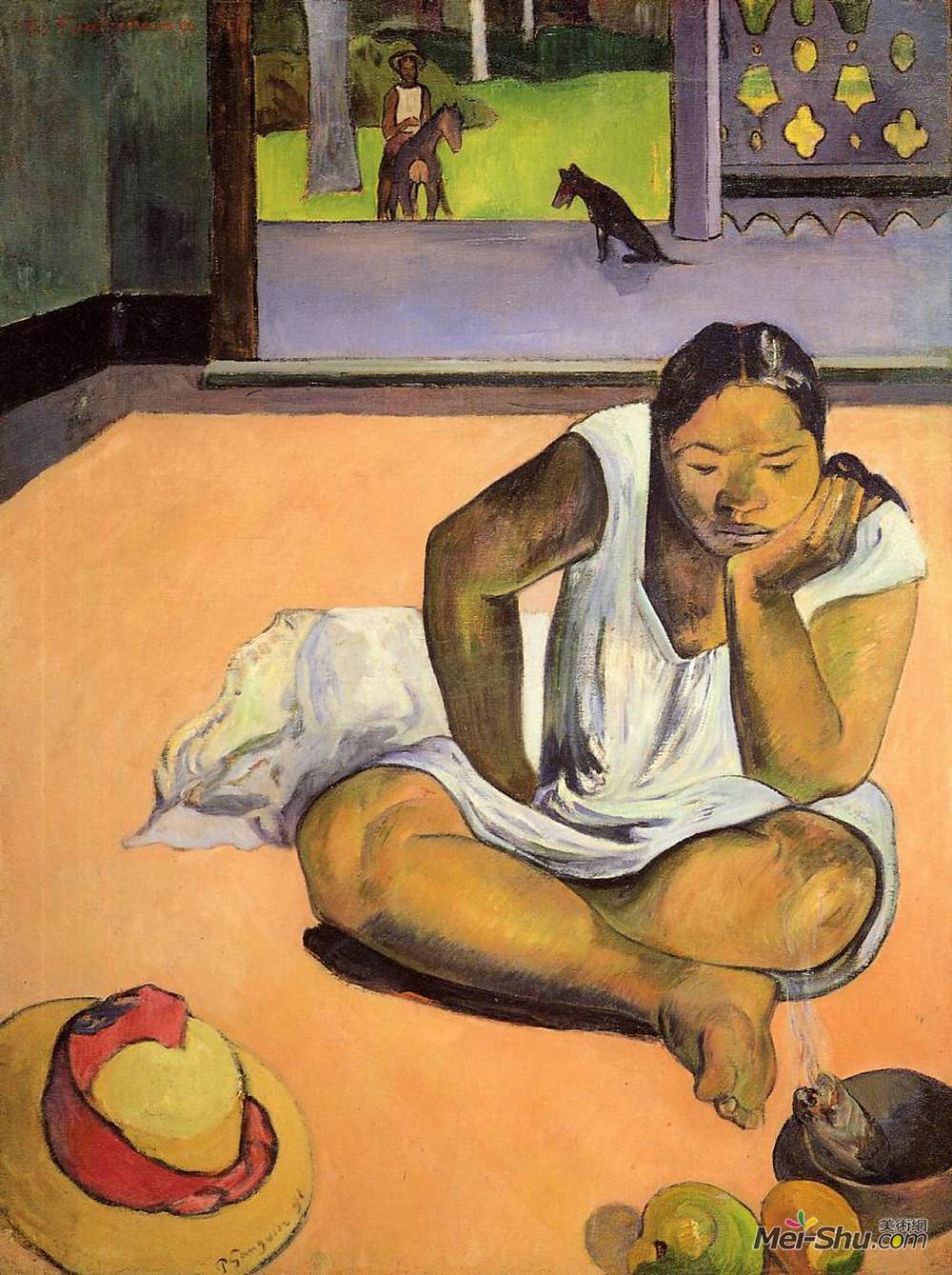 保罗·高更(Paul Gauguin)高清作品《育雏妇女》