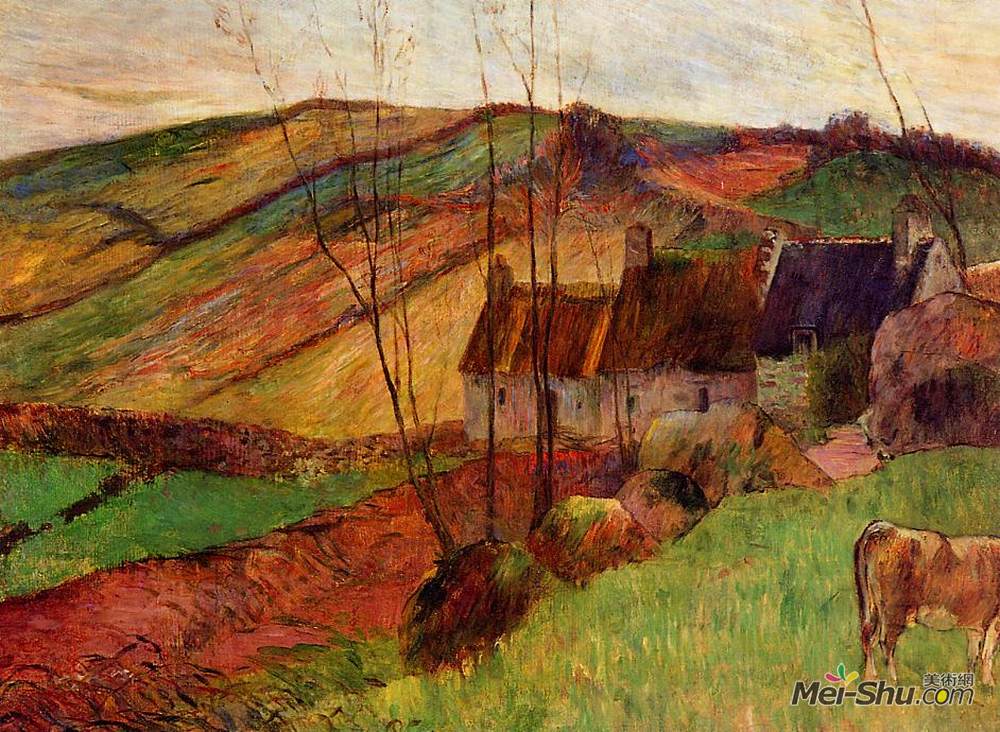保罗·高更(Paul Gauguin)高清作品《圣玛格丽特山寨》