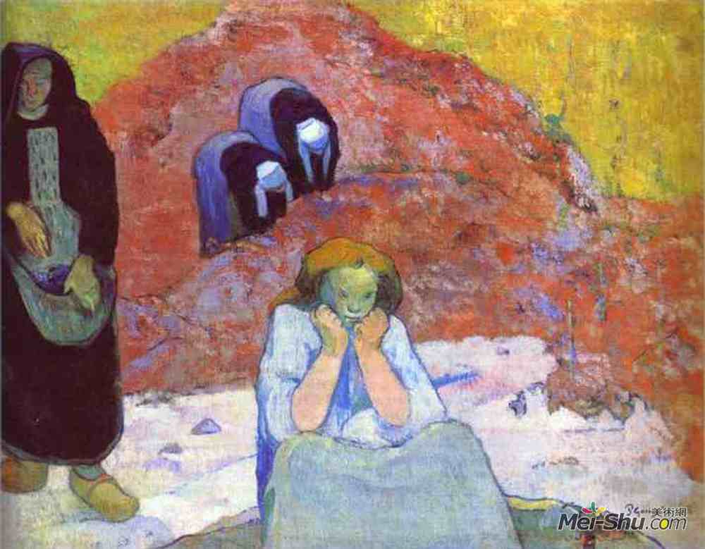 保罗·高更(Paul Gauguin)高清作品《阿尔勒葡萄收获》