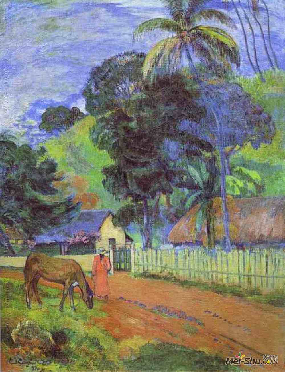 保罗·高更(Paul Gauguin)高清作品《景观》