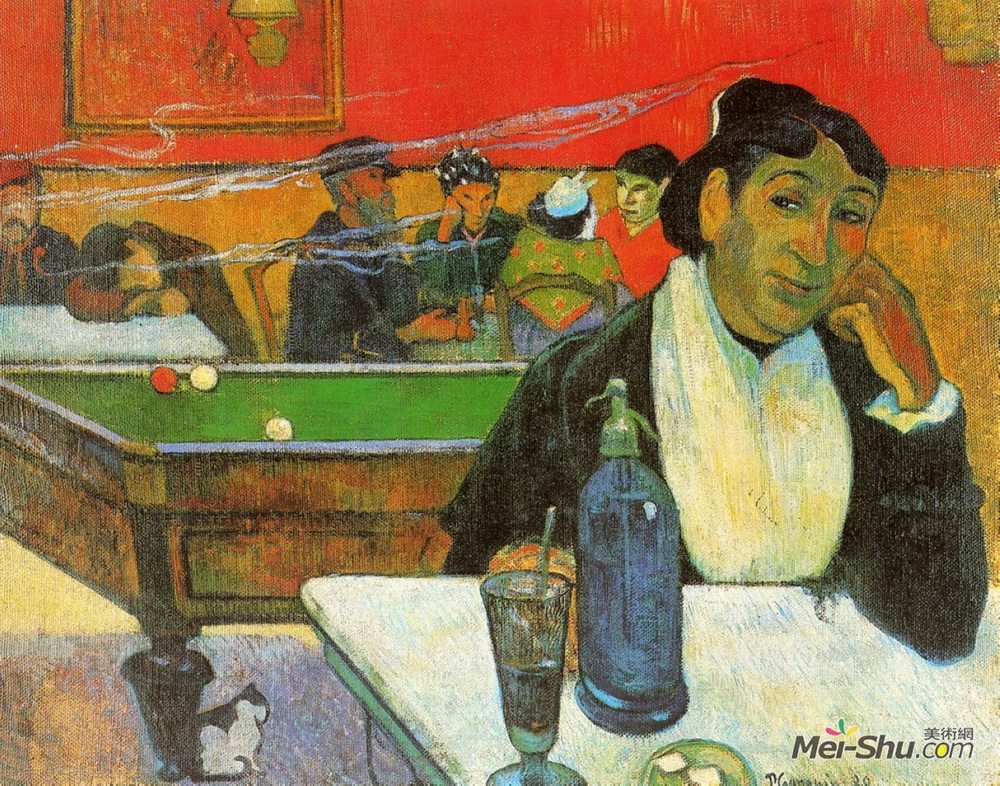 保罗·高更(paul gauguin)高清作品:night cafe in arles (madame