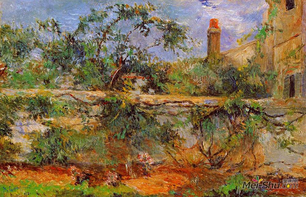 保罗·高更(Paul Gauguin)高清作品《党墙》