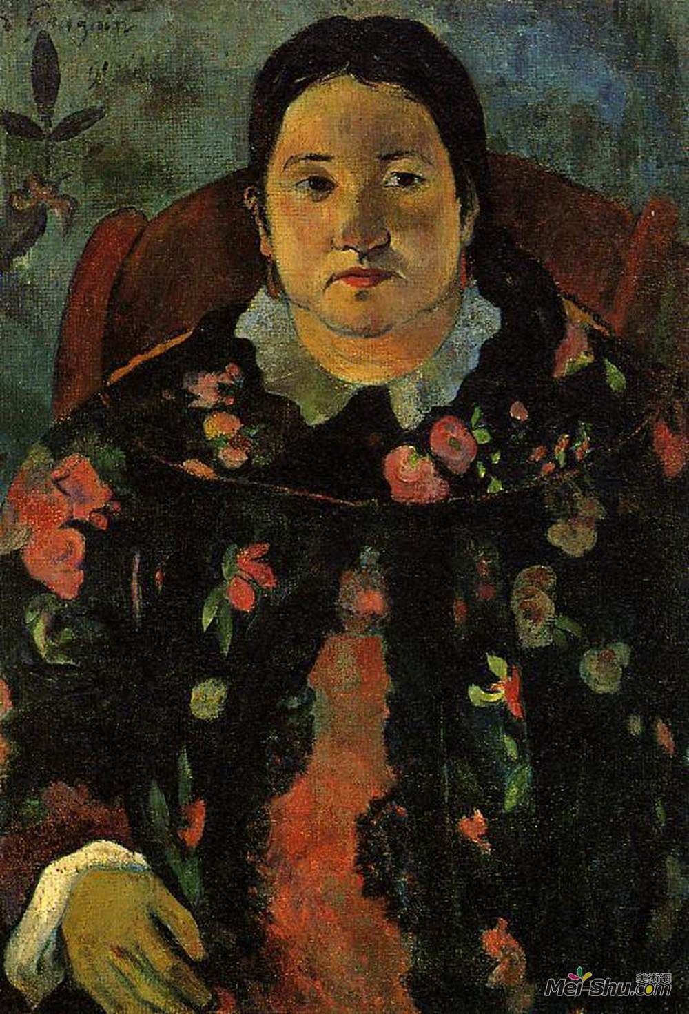 保罗·高更(Paul Gauguin)高清作品《Portrait of Suzanne Bambridge》